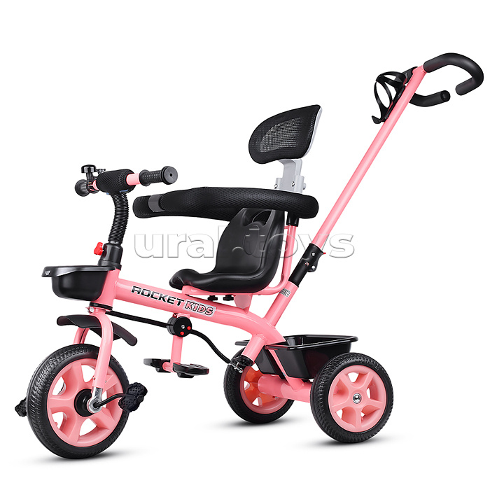 Велосипед 3-х колесный, розовый