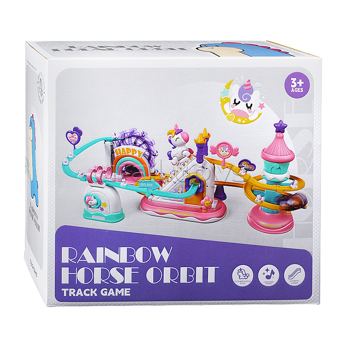 Игровой набор-трек "Единорог на горке" в коробке Игровой набор-трек "Единорог на горке" в коробке