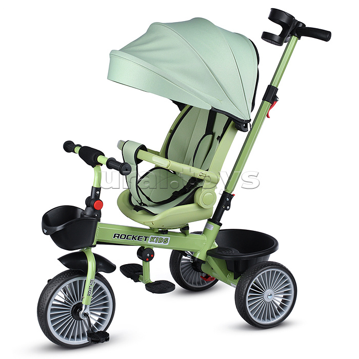 Велосипед 3-х колесный, зеленый