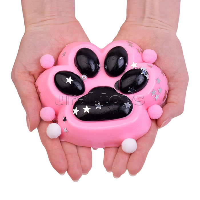 Игрушка-антистресс "Лапка котика"