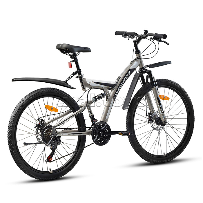 Велосипед 26" Rocket Azkar, цвет серый, размер 18"