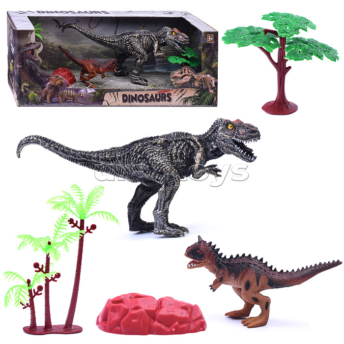Набор динозавров "Мир чудес" в коробке