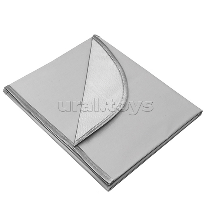 Клеенка для труда 50x70 см, водоотталкивающая ткань, серая