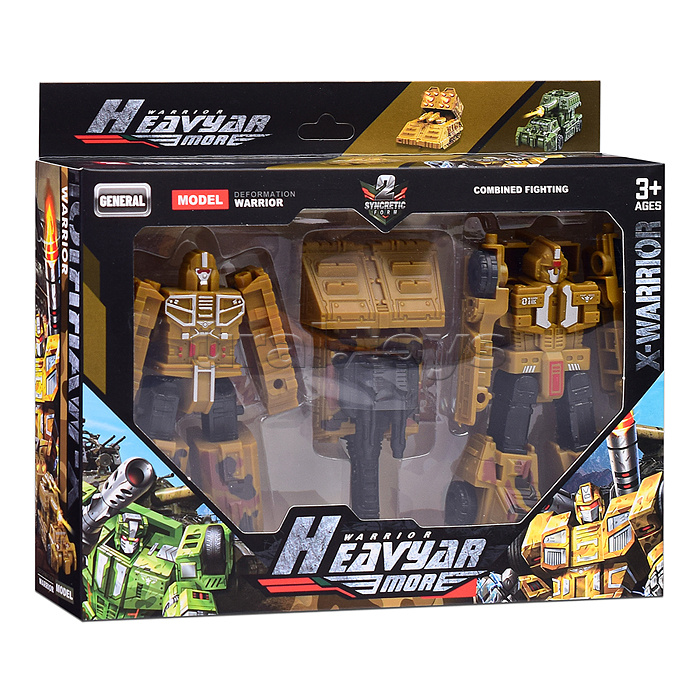 Робот трансформирующийся в бронемашину, в коробке