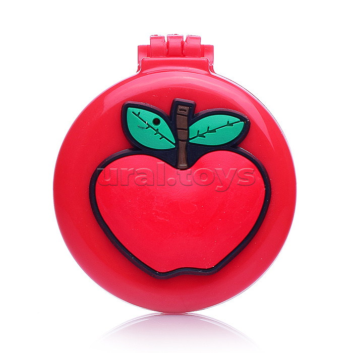 Расческа-мини массажная, в ассортименте, с зеркалом