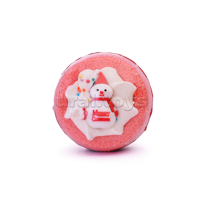 Шипучая соль для ванн Чаша с пеной и игрушкой 160г "Зимние забавы"