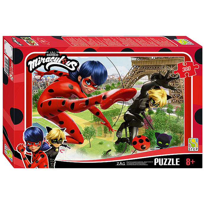 Пазл 360 "Леди Баг и Супер-Кот"