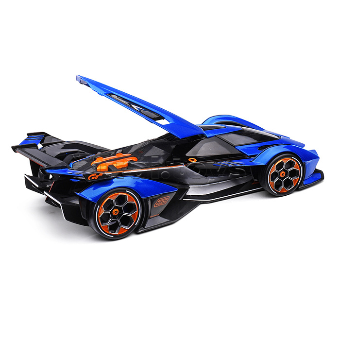 Машинка die-cast Lamborghini V12 Vision Gran Turismo, 1:18, синяя Машинка die-cast Lamborghini V12 Vision Gran Turismo, 1:18, синяя