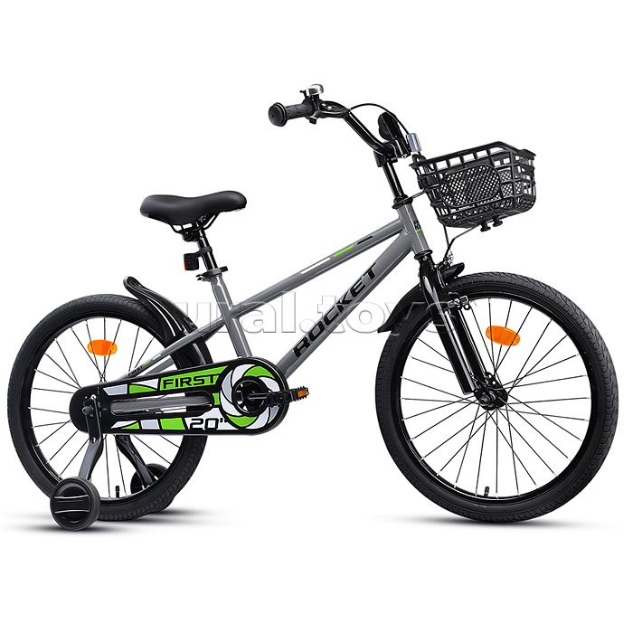 Велосипед 20" Rocket First, цвет серый