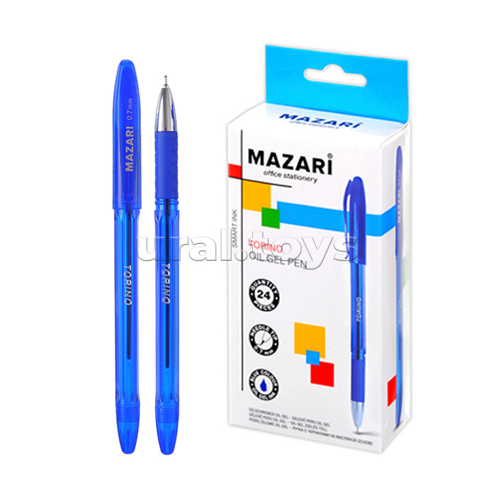 Ручка шариковая Torino, синяя, серия Smart Ink, чернила на масляной основе