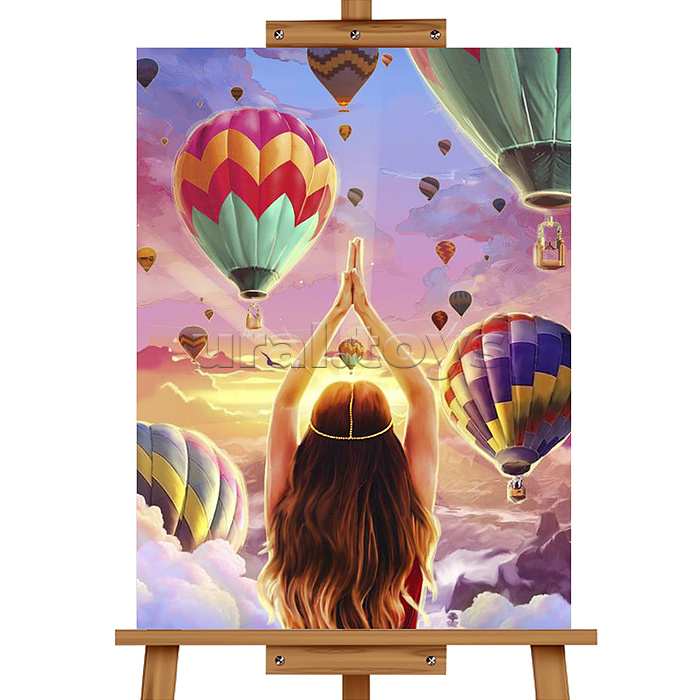 Набор для рисования "Картина по номерам 30х40см. Воздушный шар"