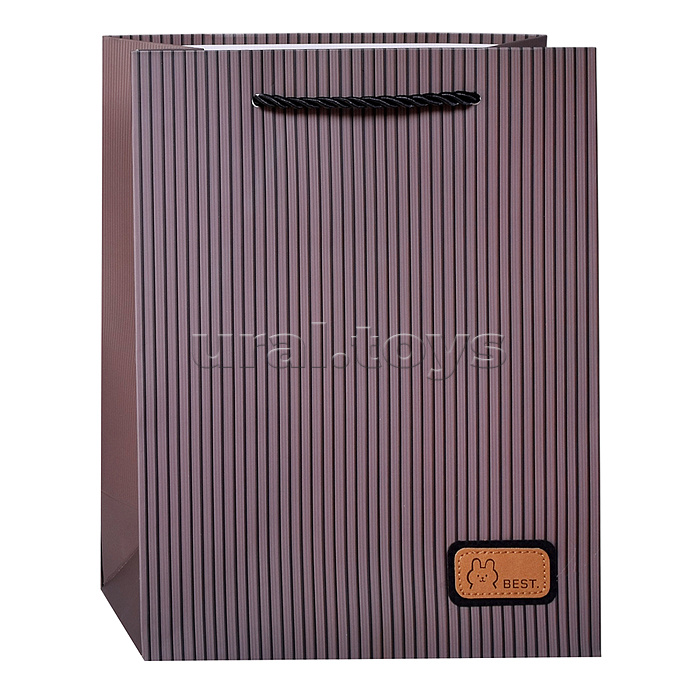 Пакет подарочный "Изысканный сюрприз" 24,5*19,5*10см.