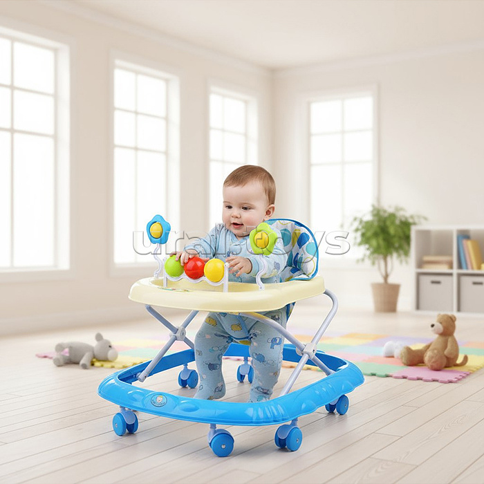 Ходунки "Любимые игрушки" (цвет голубой)