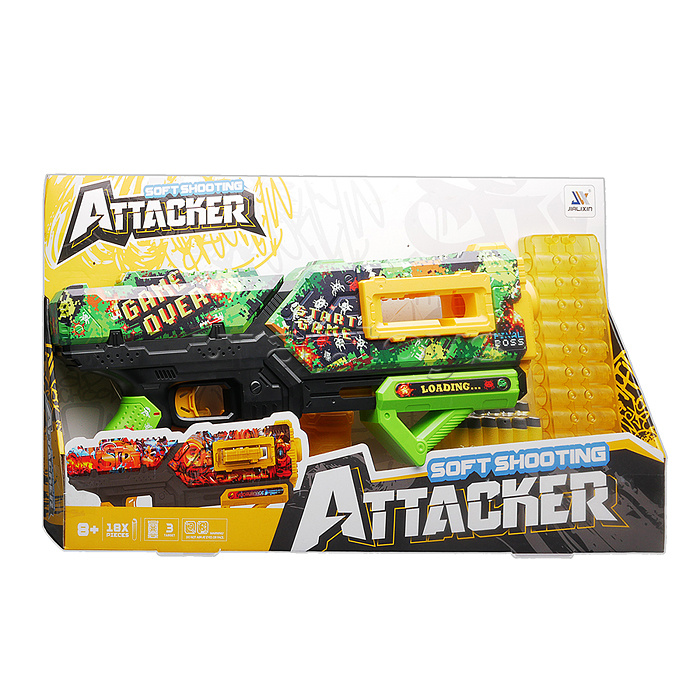 Бластер "Разрушитель" с полимерными пулями, в коробке