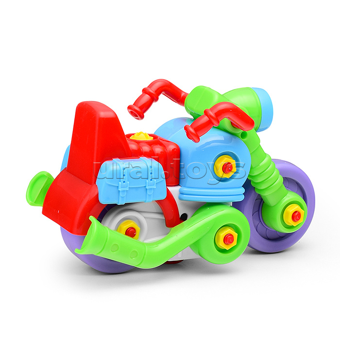 Игрушка пластмассовая "Конструктор-мотоцикл"