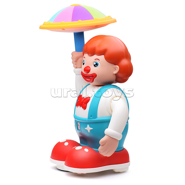 Интерактивная игрушка "Клоун" на батарейках, в коробке