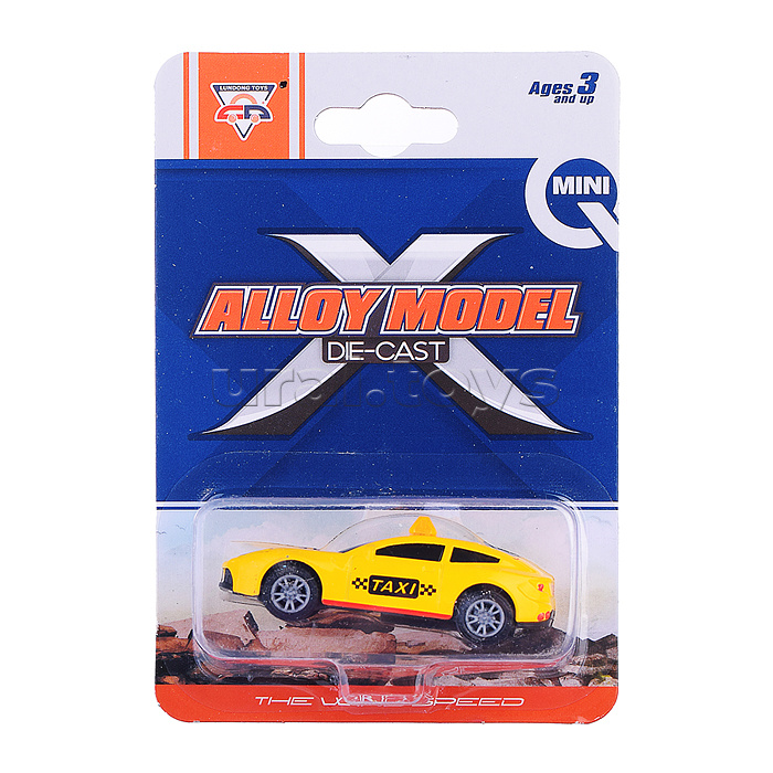 Машина "Полицейский вираж" металл. на листе