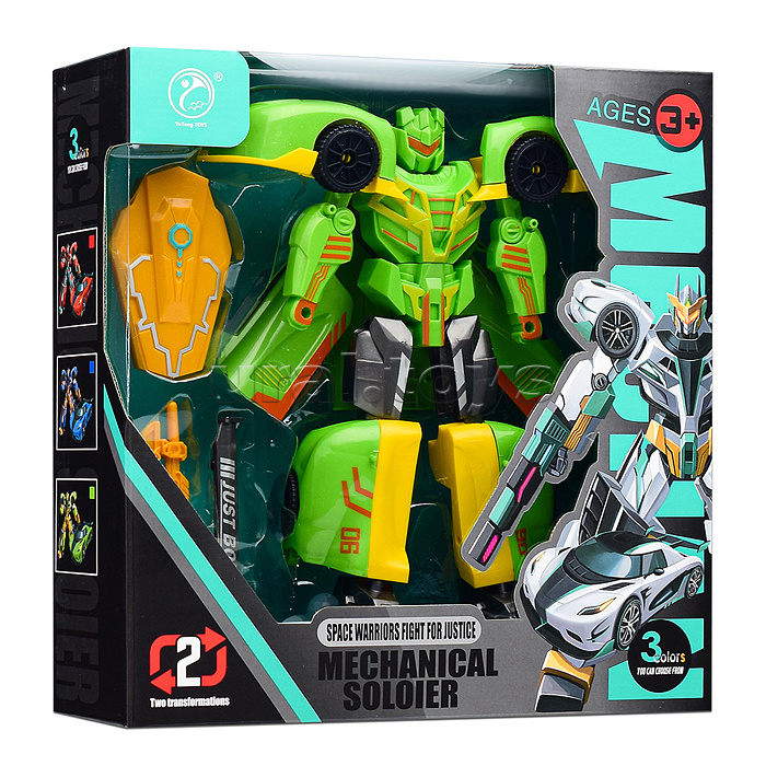 Робот трансформирующийся в спорткар, в коробке