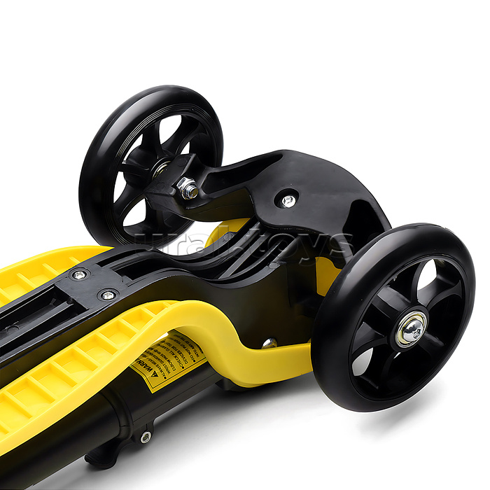 Самокат трёхколёсный ROCKET колёса PU, цвет желтый