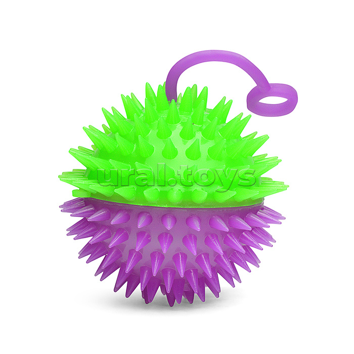 Мяч-ёж "Цветная колючка" (7,5 см.) в коробке