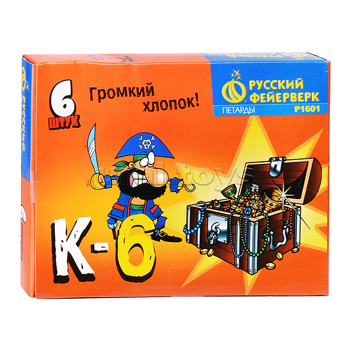 Петарды "К-6" (в уп. 6 петард) * в кор. 100 уп.