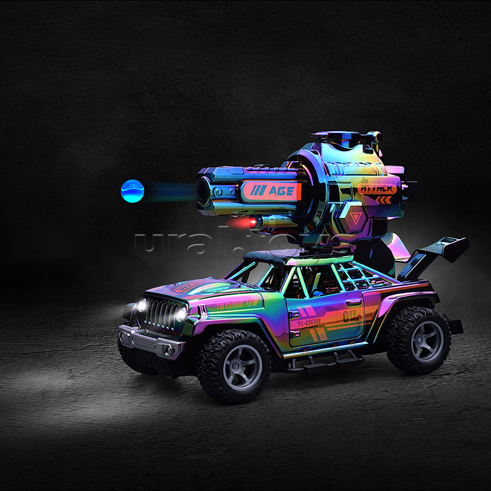 Машина "Fire shells" р/у, 27 MHz, в коробке