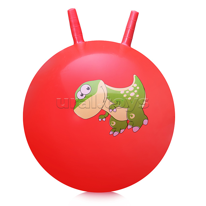 Мяч "Динозаврик" с рожками 45см. (цвет в ассортименте)
