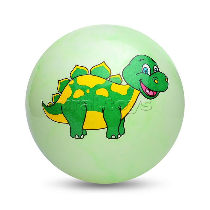 Мяч надувной PVC "Динозаврик-3" 22,5 см., 60 гр. (цвет микс)