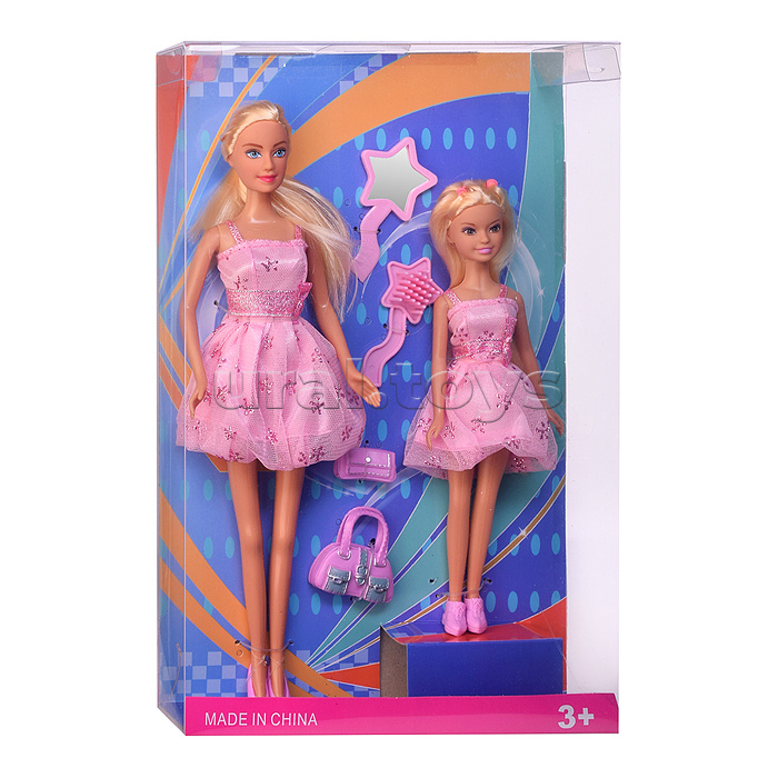 Кукла "Карина" и сестренка с аксессуарами