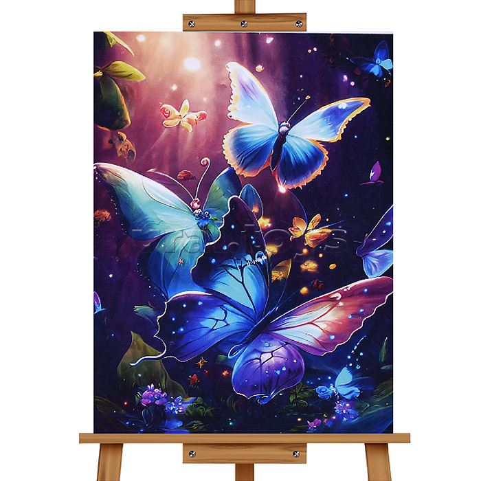 Мозаика алмазная "Красивые бабочки" 20*30см.