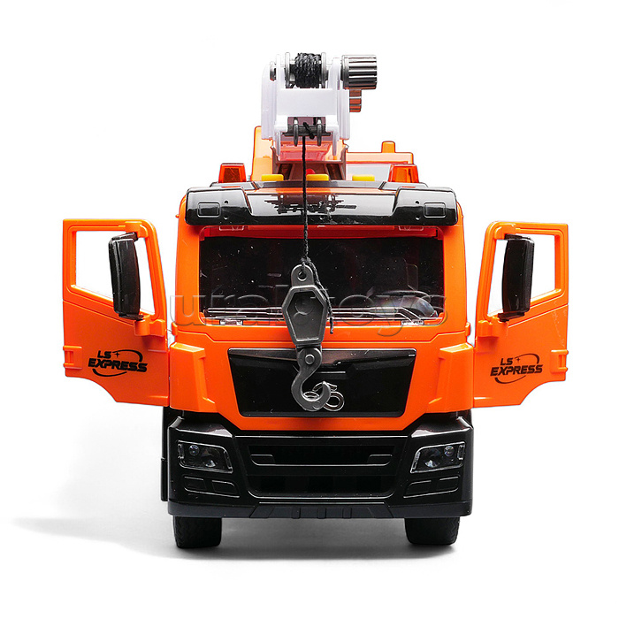 Машина "Кран" 1:10 (свет, звук) в коробке