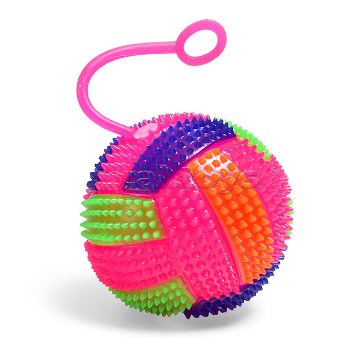 Игрушка-пищалка "Колючие полоски" (7,5 см) в коробке