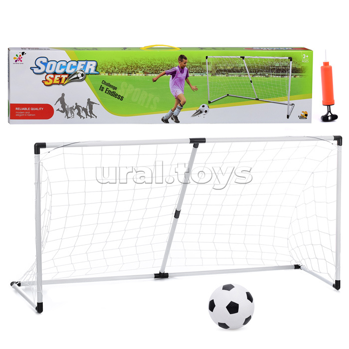 Ворота футбольные WT6614 (66*86*158) с мячом, в коробке