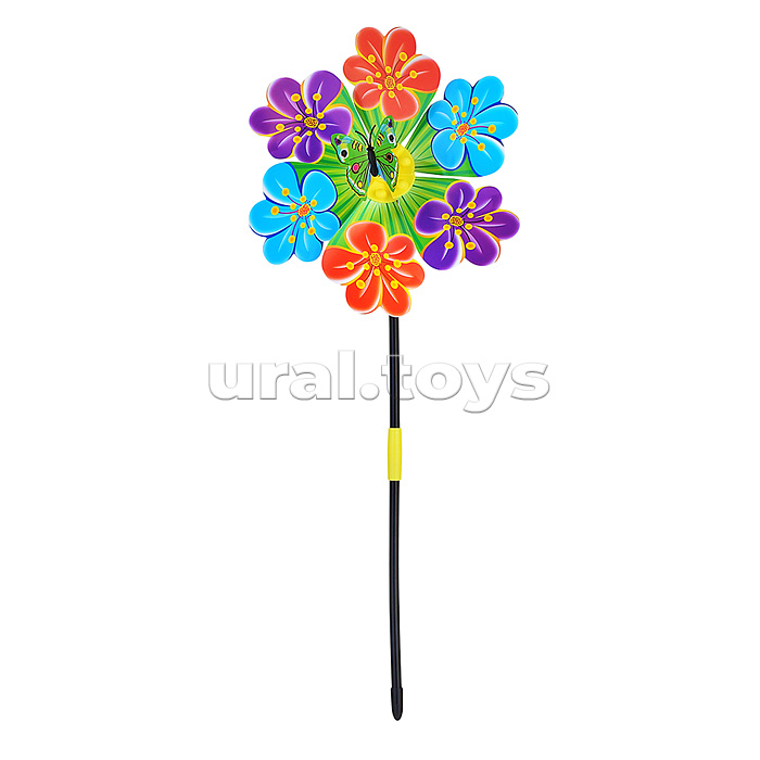 Ветерок "Цветок с бабочкой" 22*54см., в пакете