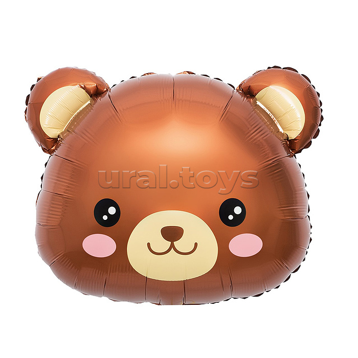 Шар (24''/61 см) Фигура, Голова, Милый медведь, 1 шт. в уп. Шар (24''/61 см) Фигура, Голова, Милый медведь, 1 шт. в уп.