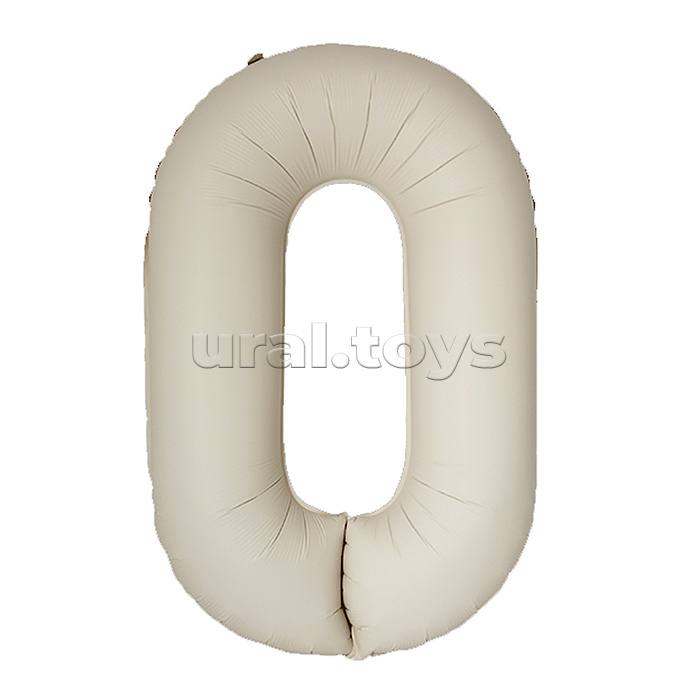 Шар (40''/102 см) Цифра, 0 Slim, Кремовый Латте, Матовый, 1 шт. в уп. Шар (40''/102 см) Цифра, 0 Slim, Кремовый Латте, Матовый, 1 шт. в уп.