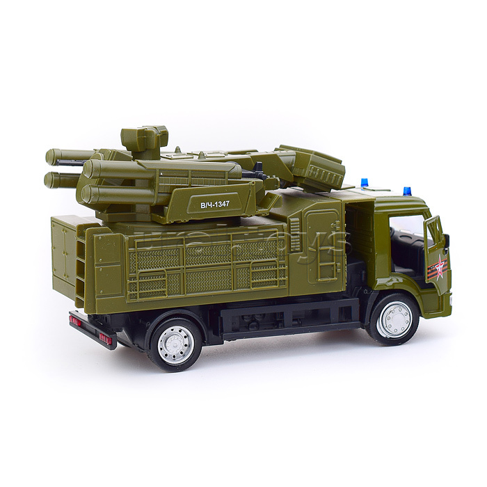 Машина металл Kamaz Армия России 15 см, (двер, подв. дет,свет-звук) инер, в коробке Машина металл Kamaz Армия России 15 см, (двер, подв. дет,свет-звук) инер, в коробке