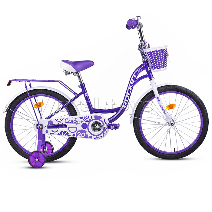 Велосипед 20" Rocket Candy, цвет фиолетовый