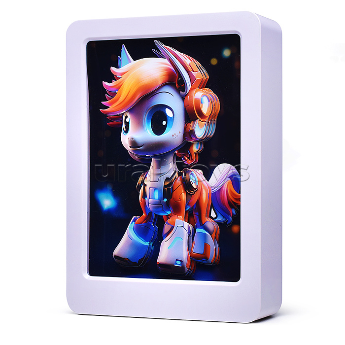 Ночник-пазл 3Д "Поняшка" со светом и музыкой, в коробке