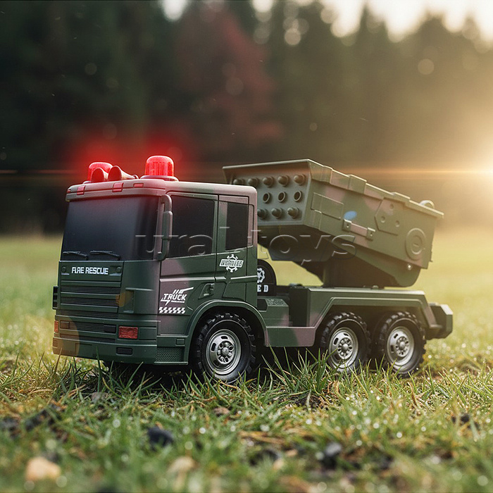 Машина "Военный самосвал" р/у, 27 MHz, в коробке