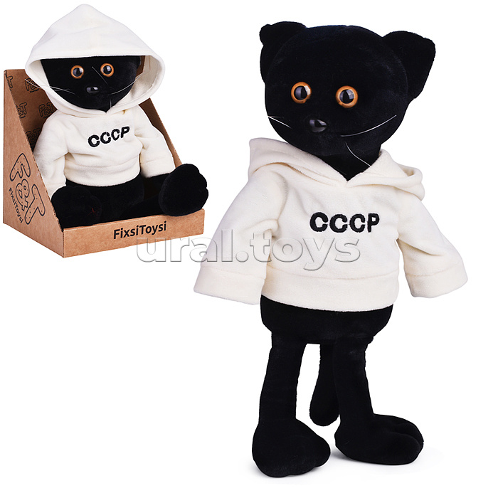 Кот "СССР" в молочной кофте