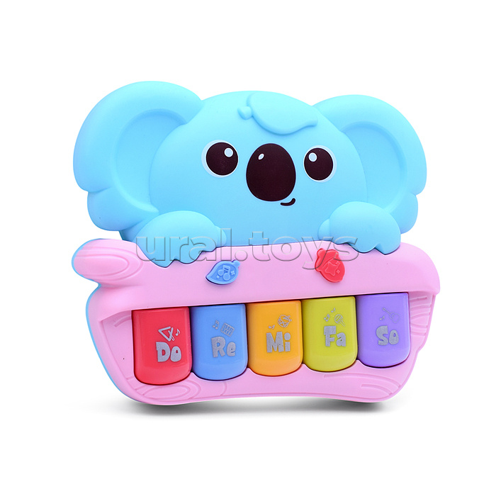 Игровой центр-Каталка "Слоник и коала" цвет серый, в коробке