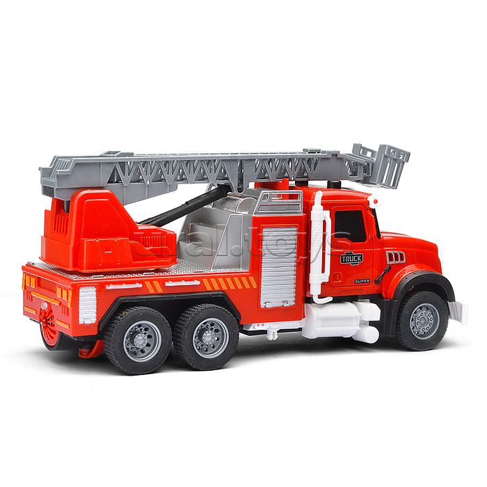 Машина "Пожарная машина" (свет, звук, спрей) в коробке