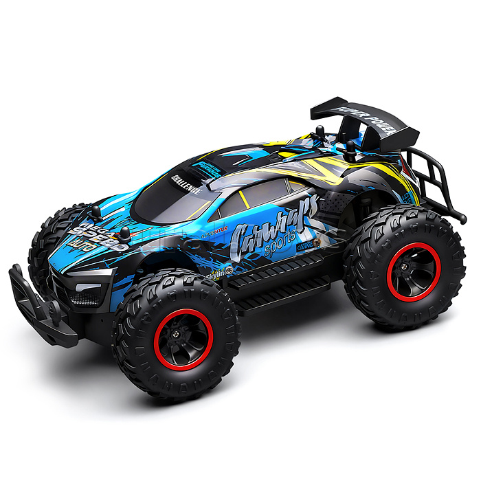 Машина "Проходимец" р/у, 27 MHz. (свет,звук) в коробке