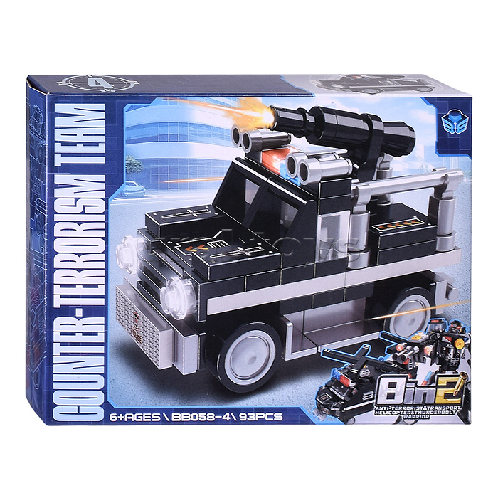 Конструктор "Антитеррористическая команда" в коробке