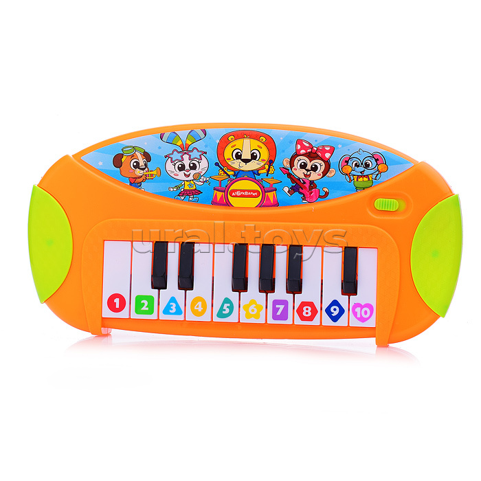 Пианино "Любимые песенки" оранжевое