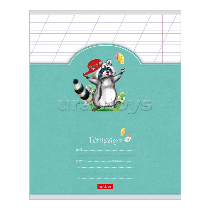 Тетрадь 12л. косая линия "Лохматики"