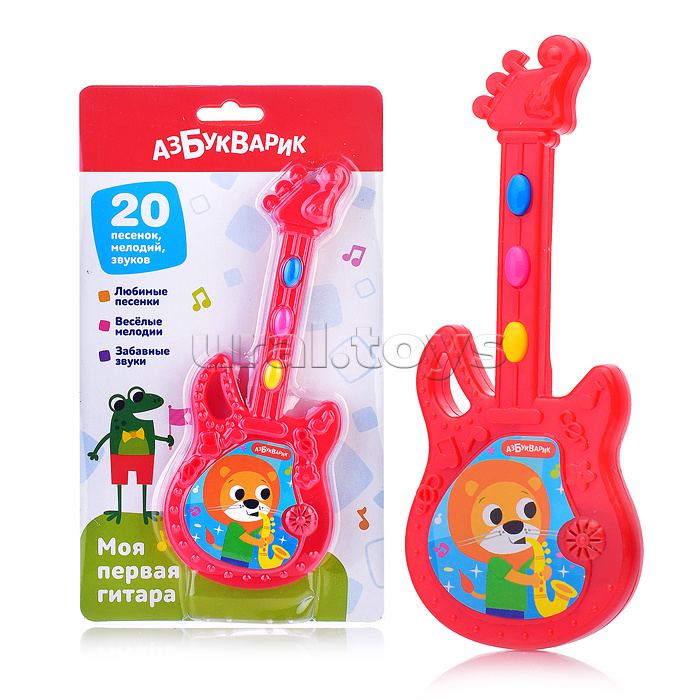 Моя первая гитара Красная