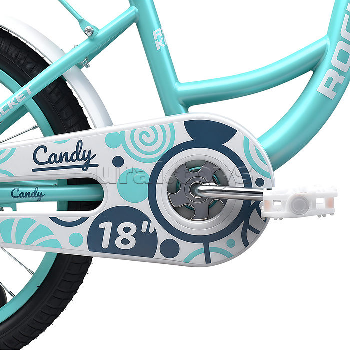 Велосипед 18" Rocket Candy, цвет мятный