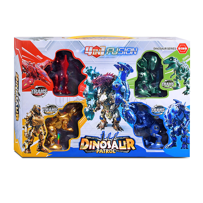 Робот "Дино патруль" в коробке